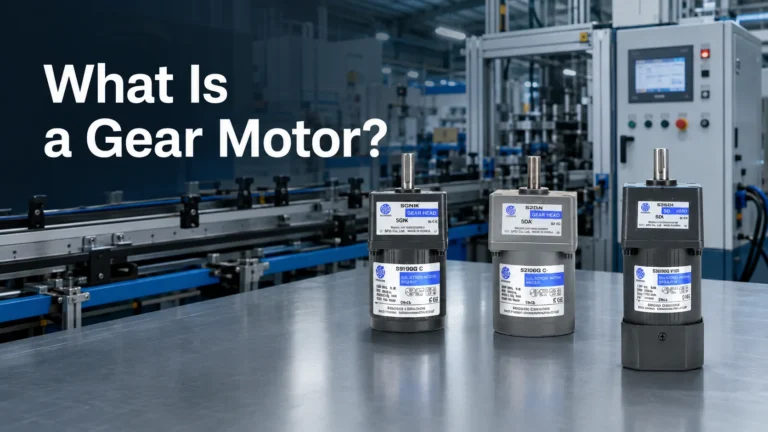 What Is a Gear Motor? Types, Uses & Selection