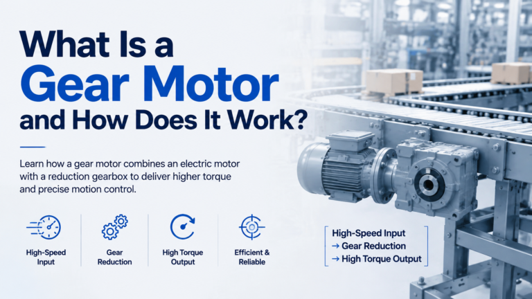 What Is a Gear Motor and How Does It Work?