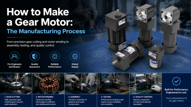 How to Make a Gear Motor: The Manufacturing Process